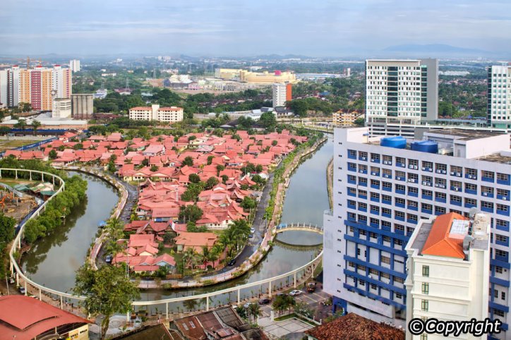 The most important tourist attractions in the city of Malacca, Malaysia